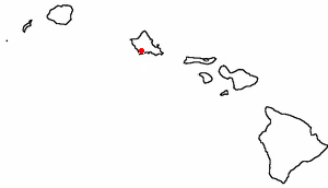 Location of Barbers Point Housing, Hawaiʻi