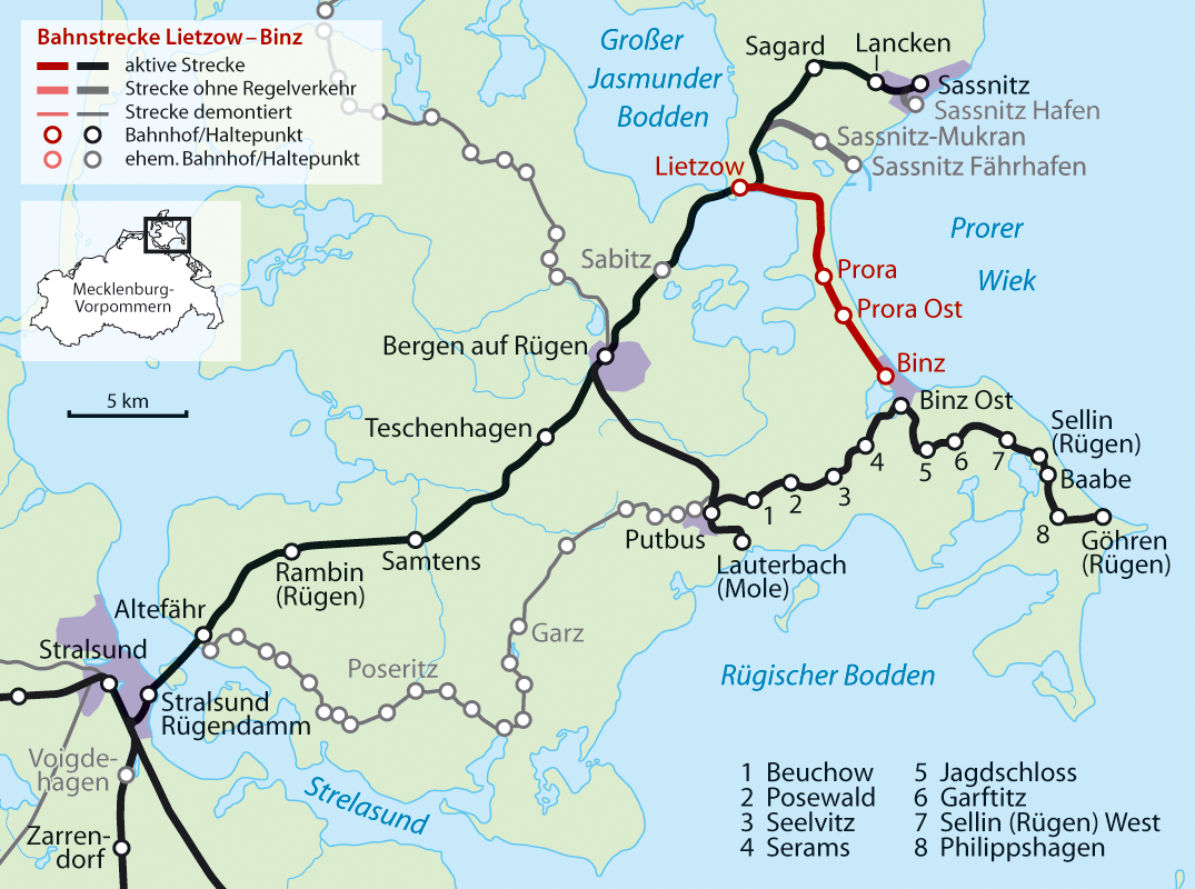 Bahnstrecke Lietzow-Ostseebad Binz - Wikipedia