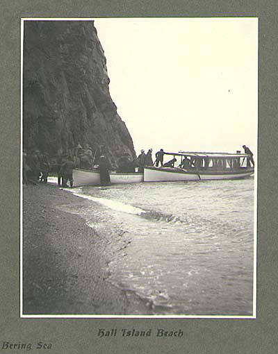 File:Launches from the GEO W ELDER landing on Hall Island, Bering Sea, Alaska, July 1899 (HARRIMAN 210).jpg