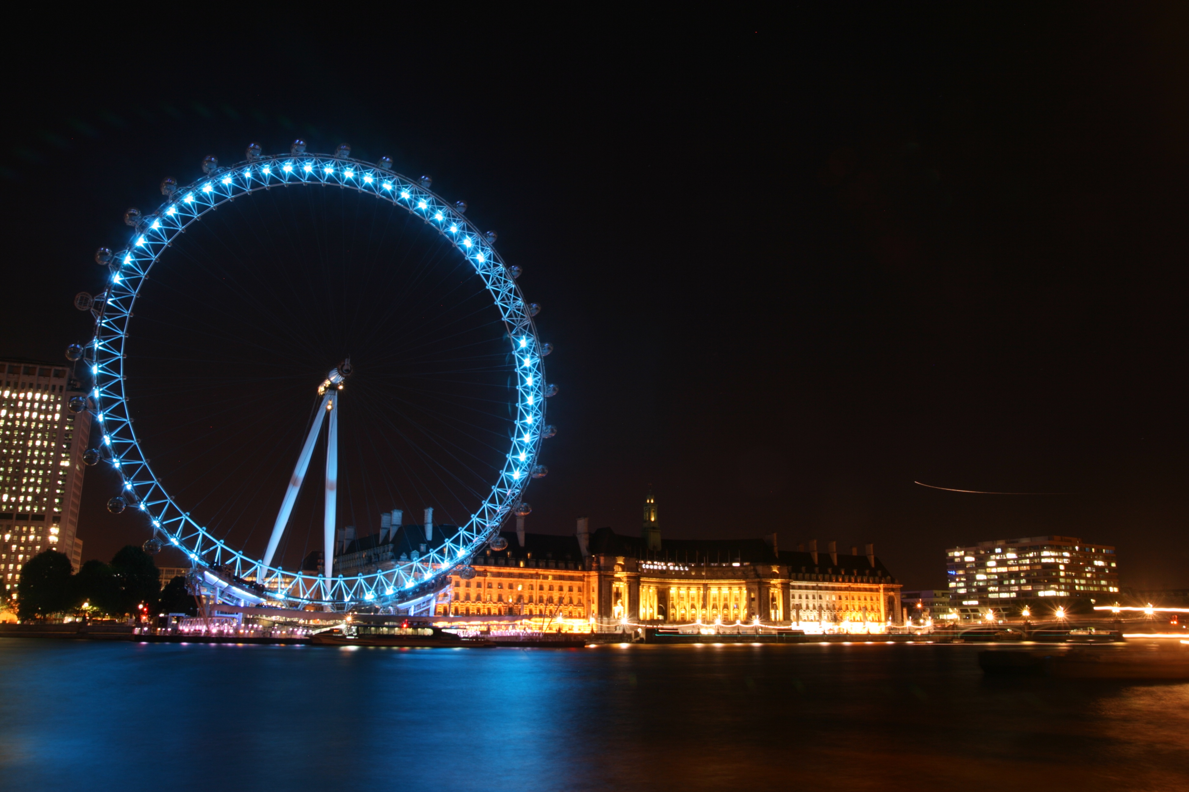 London Eye ночью