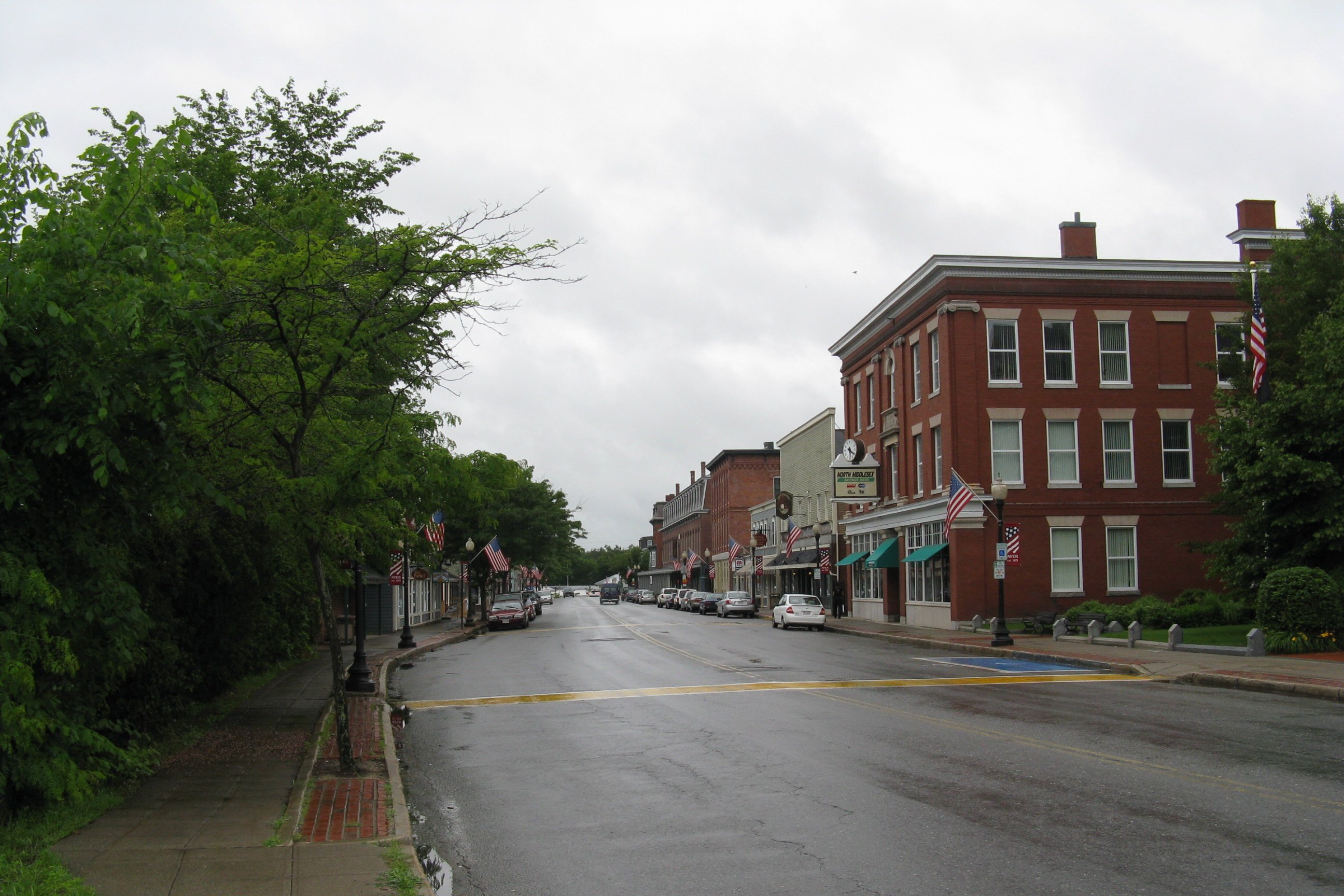 Looking west. Vintage images of Topsfield Massachusetts.