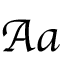 "A" müasir "Script" tipoqrafiya komplektində