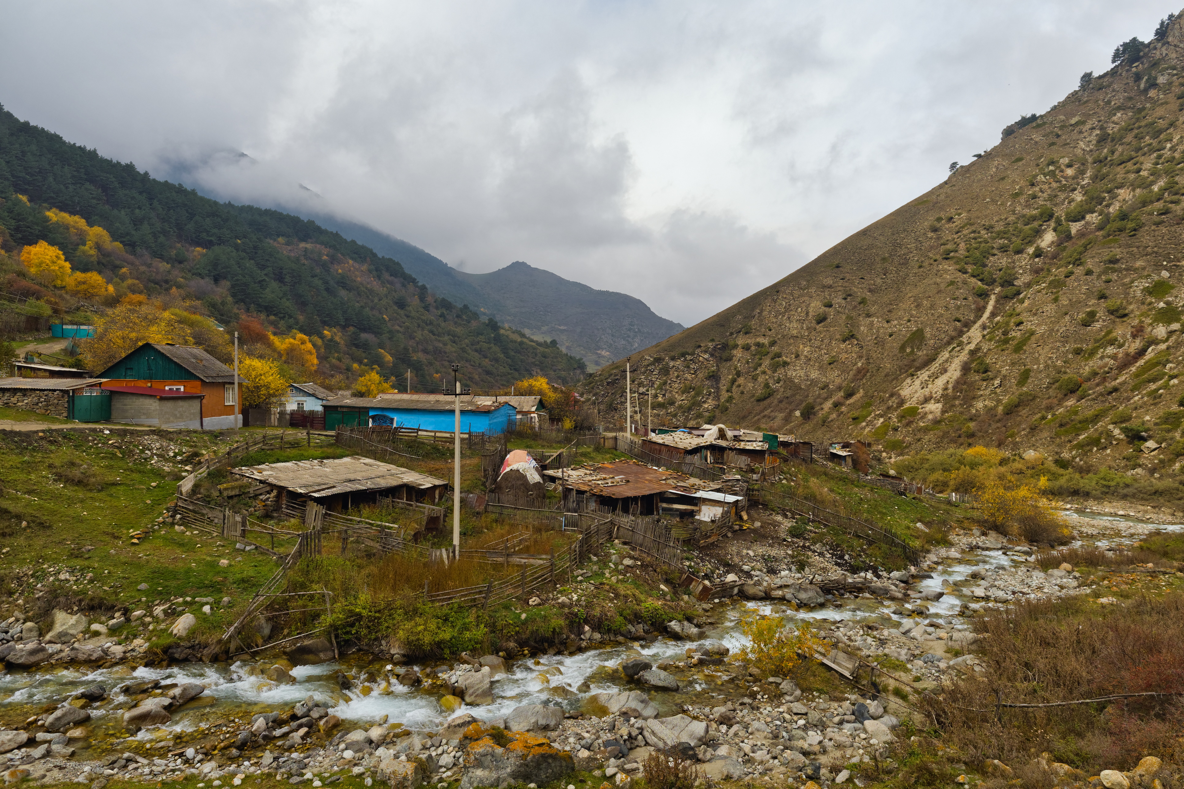 Село Фаснал Северная Осетия