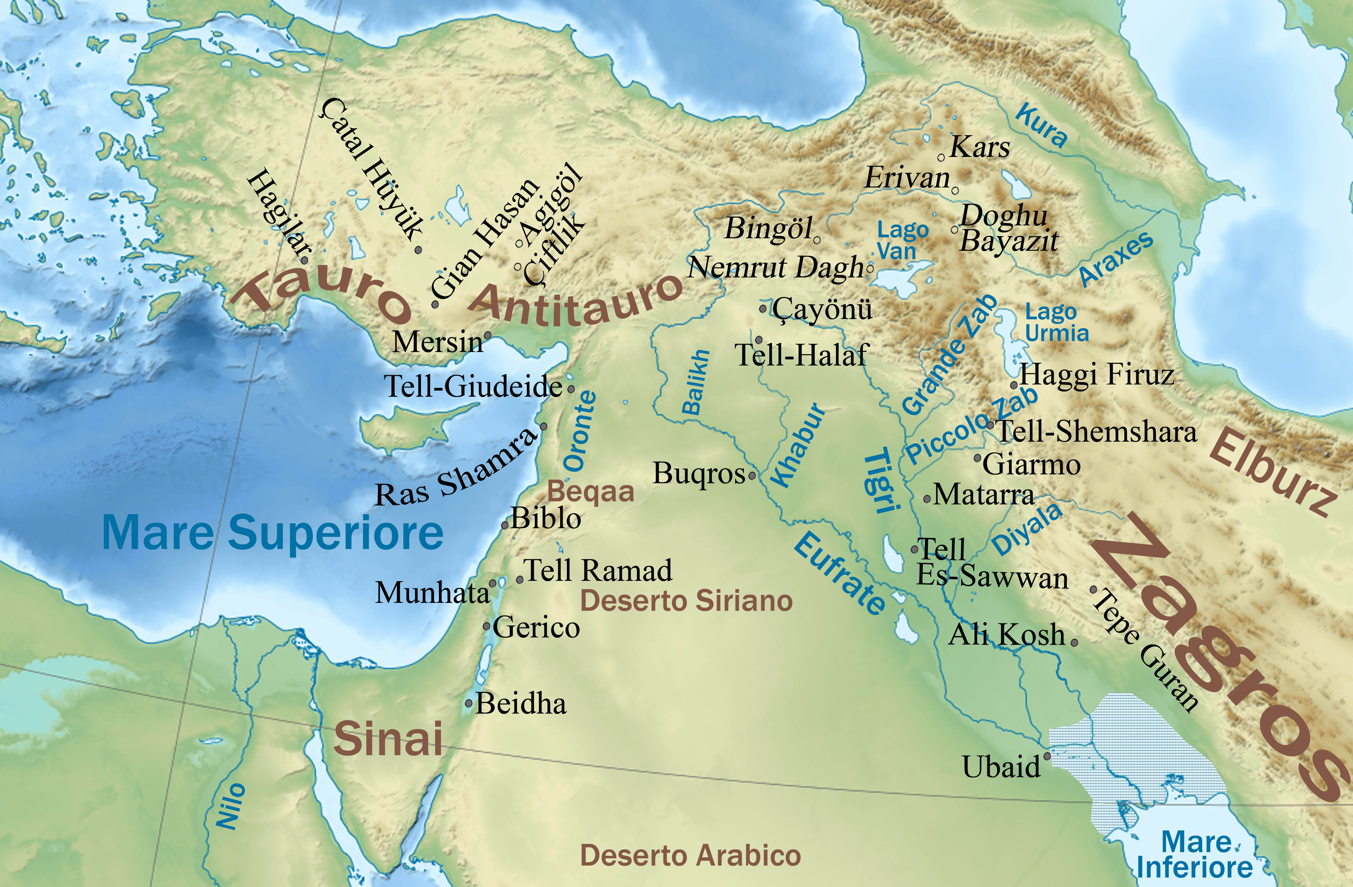 Didattica & Logica - Europa fisica: carta geografica muta