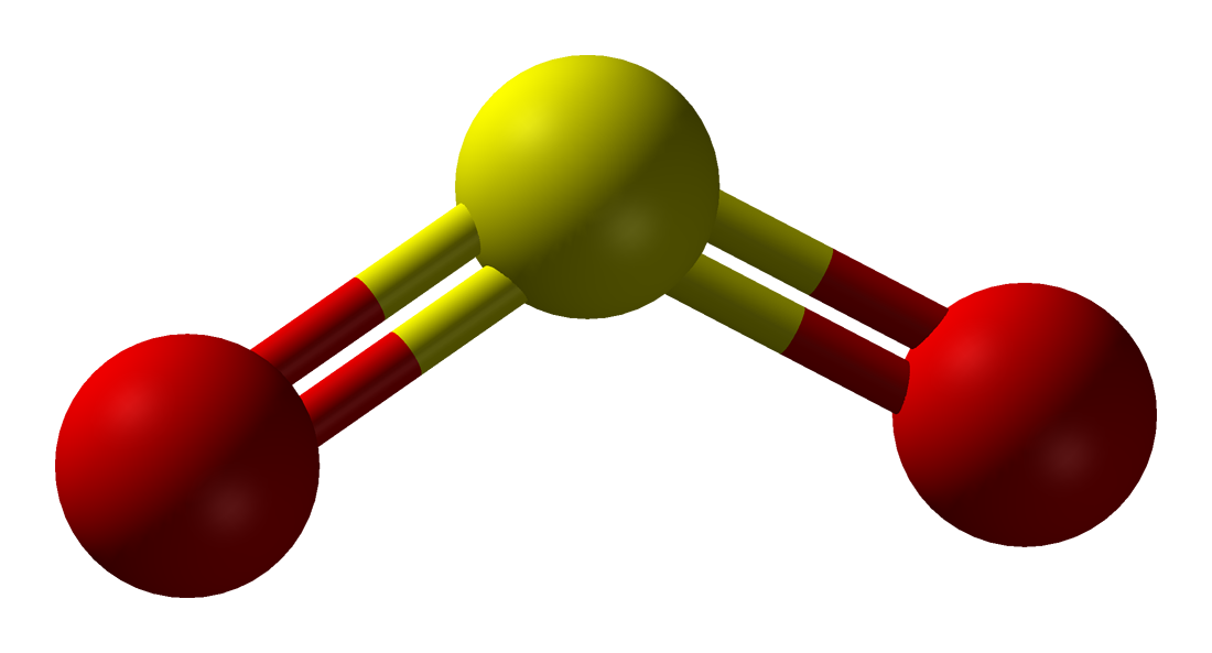 sulfur dioxide molecule