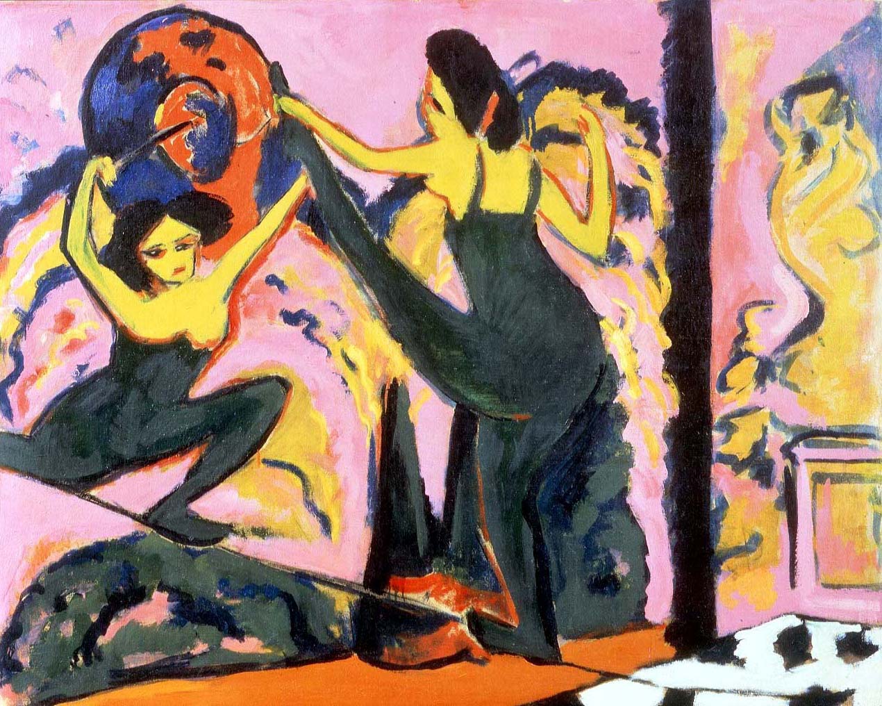 File:Tightrope Walk by Ernst Ludwig Kirchner.jpg - Wikimedia Commons