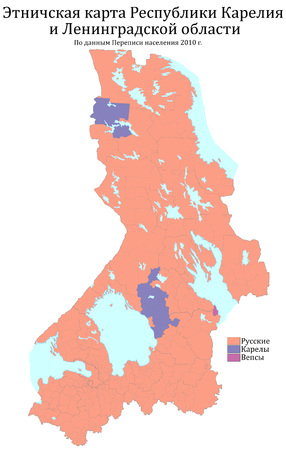 Карта ленинградской области и республики карелия