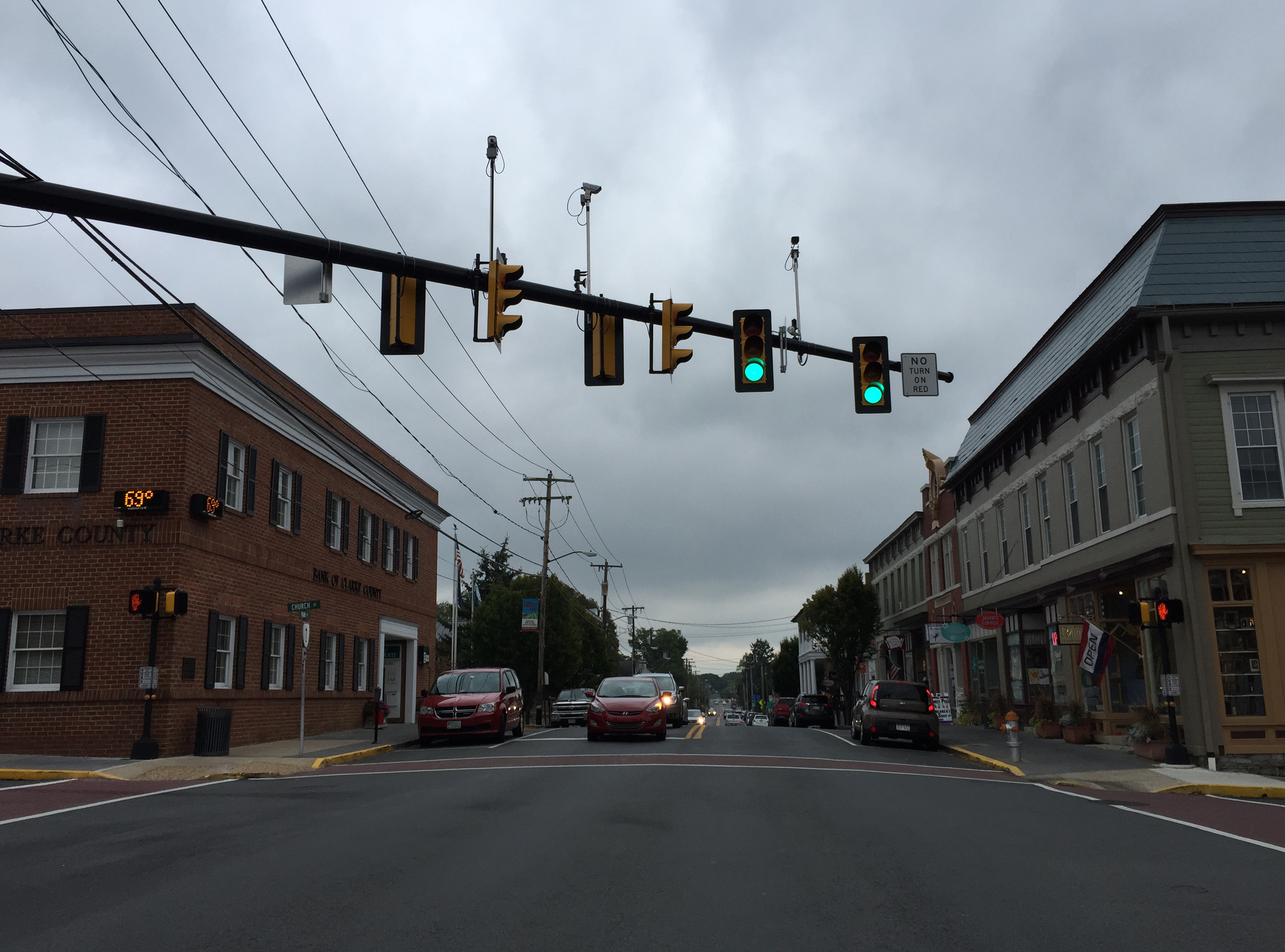 ...(Main Street) at Church Street in Berryville, Clarke County, Virginia.jp...