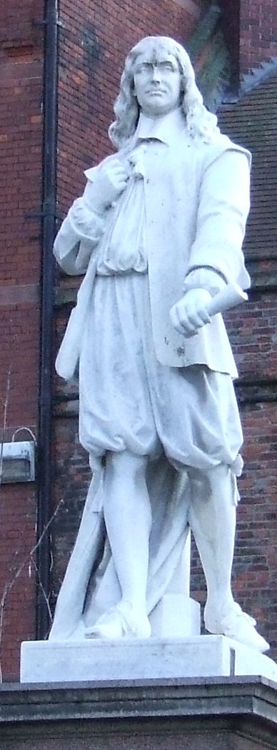 Estatua de Andrew Marvell.