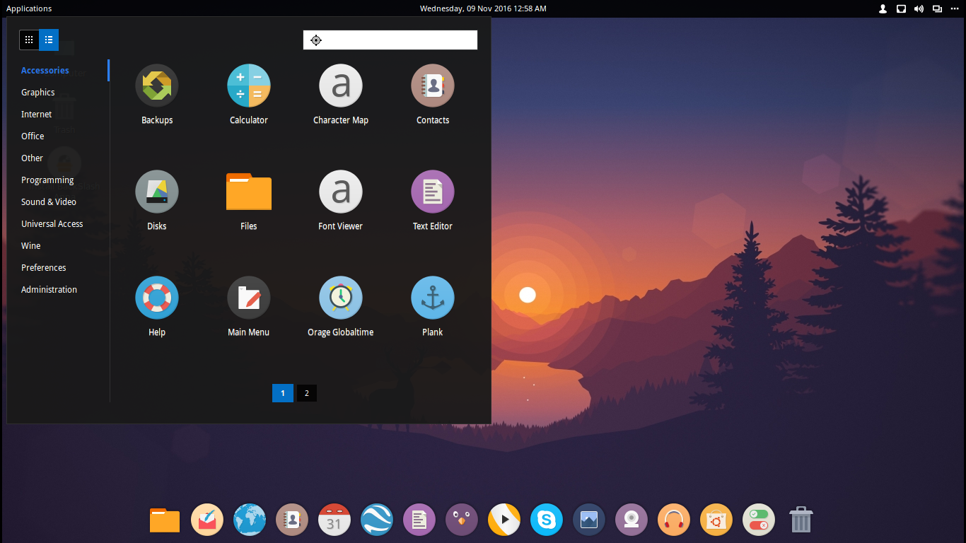 linux operating system screenshots