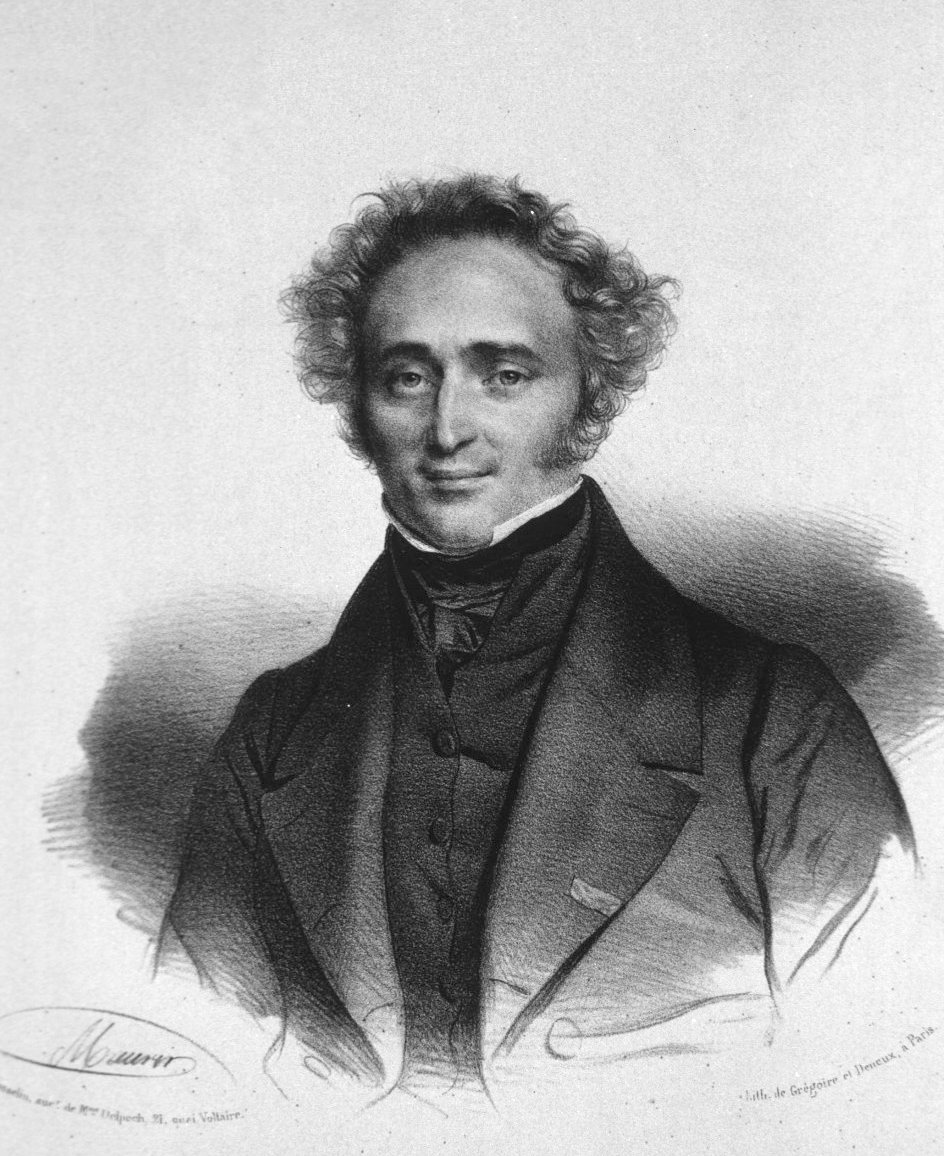 Jean Cruveilhier en 1837, grabado de Nicolas Eustache Maurin