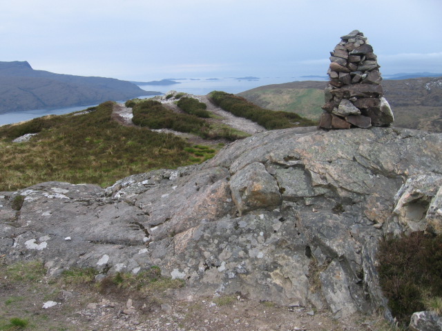 File:Cairn on Ullapool Hill - geograph.org.uk - 821757.jpg