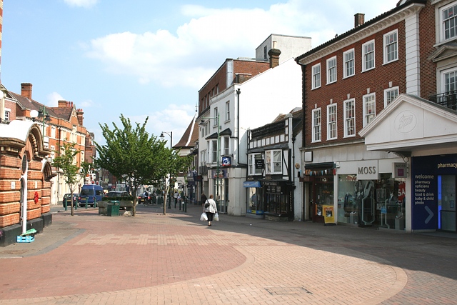 File:Epsom High Street from the Clock Tower.jpg