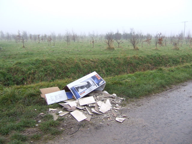 File:Fly-tip on Ball's Lane - geograph.org.uk - 637444.jpg