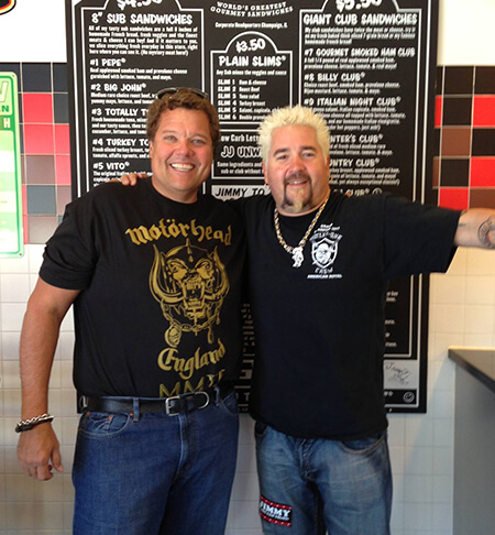 Jimmy John's owner Jimmy John Liautaud and Guy Fieri.jpg