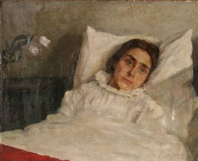 woman in bed