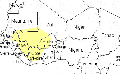 Bambara Language Map