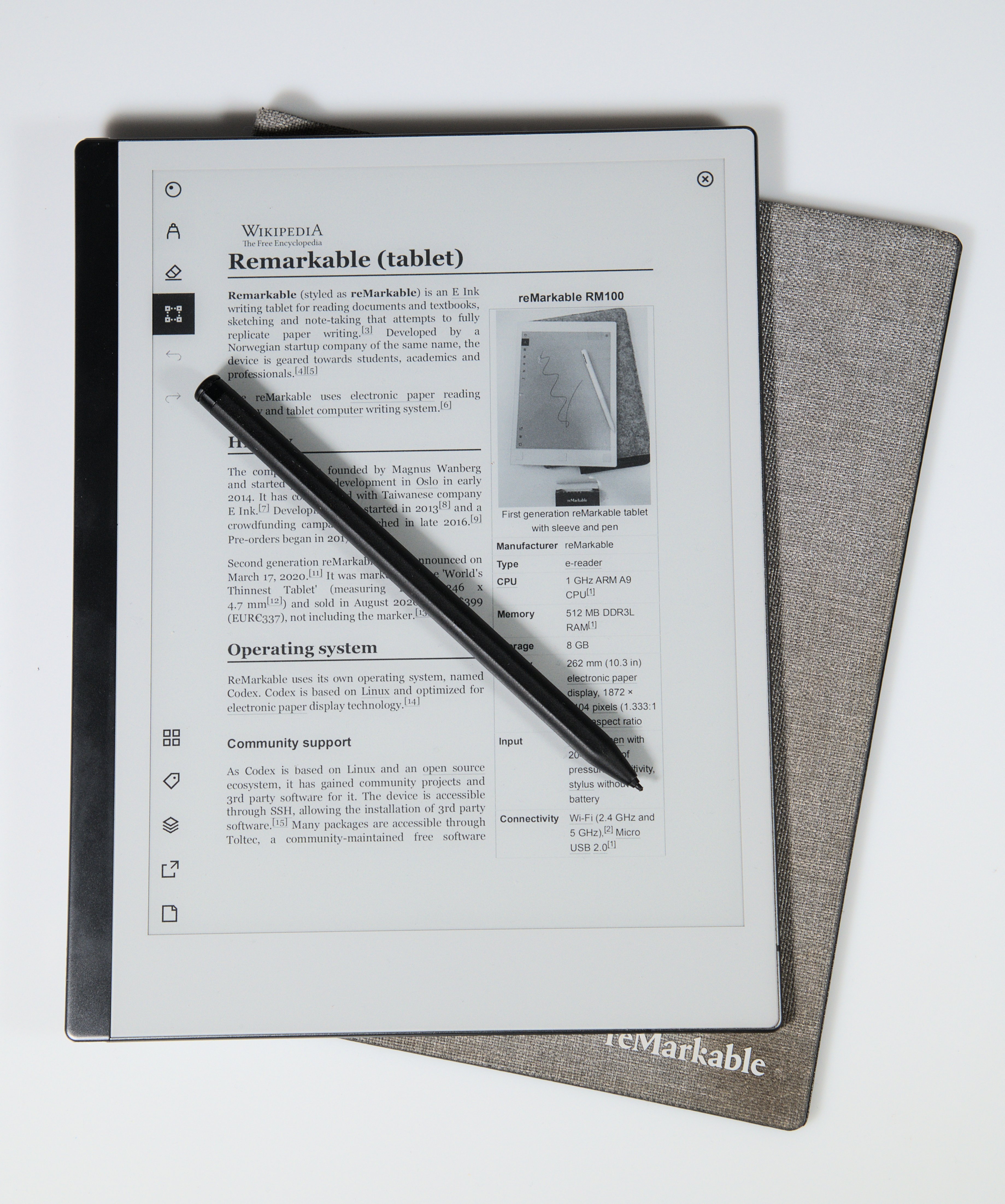  reMarkable - the Paper Tablet - 10.3 Digital Notepad