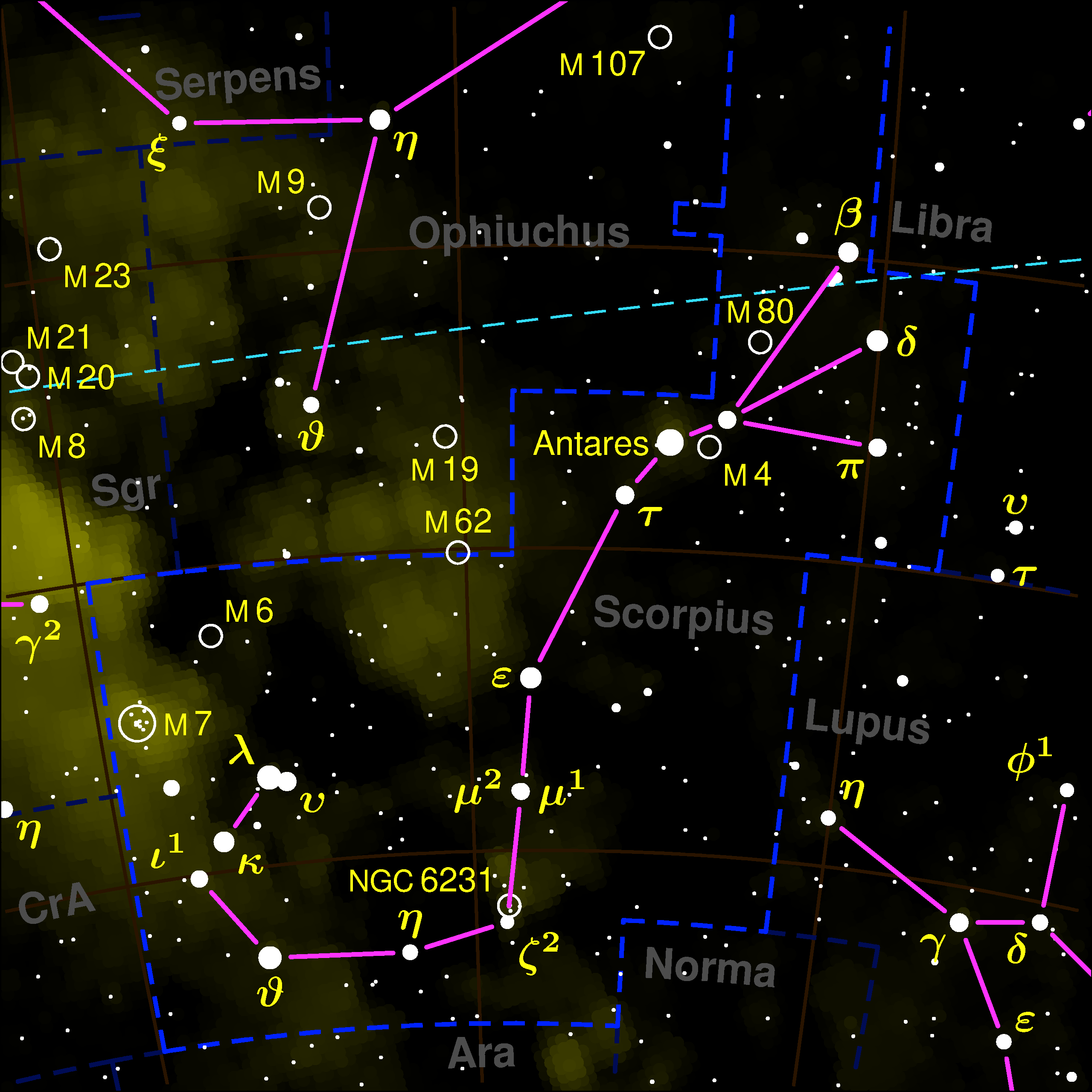 constellations scorpius