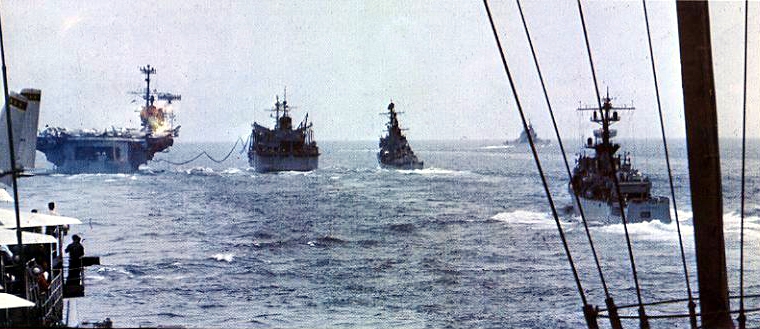 File:US Task Force 71 underway off Korea in April 1969.jpg