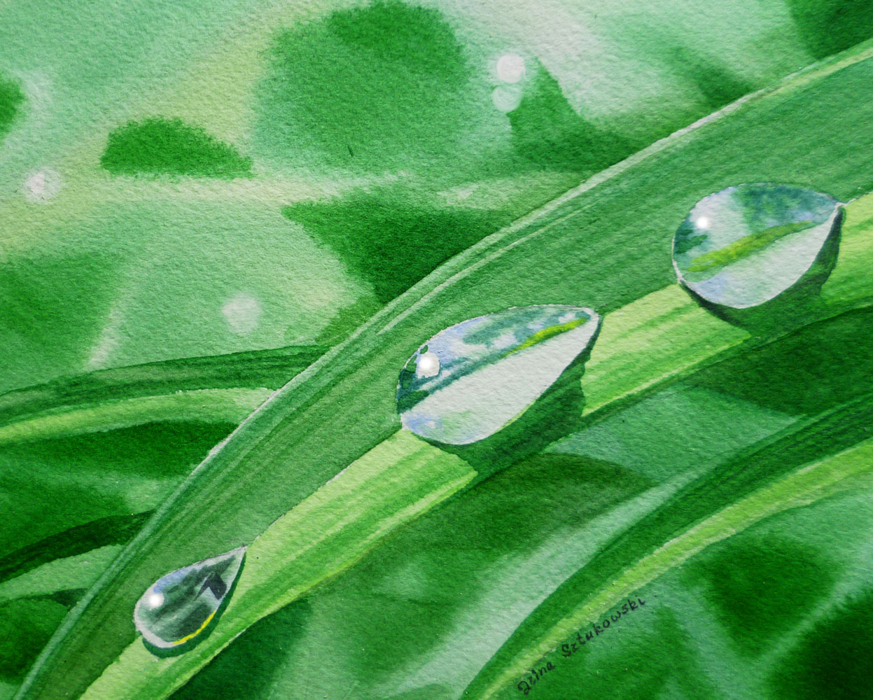 Watercolor_Leaves_With_The_Dew_Drops_Wet_on_Wet_and_Wet_on_Dry_Technique.jpg