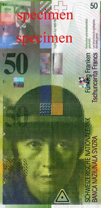 50 сууммалаах Швейцария франката