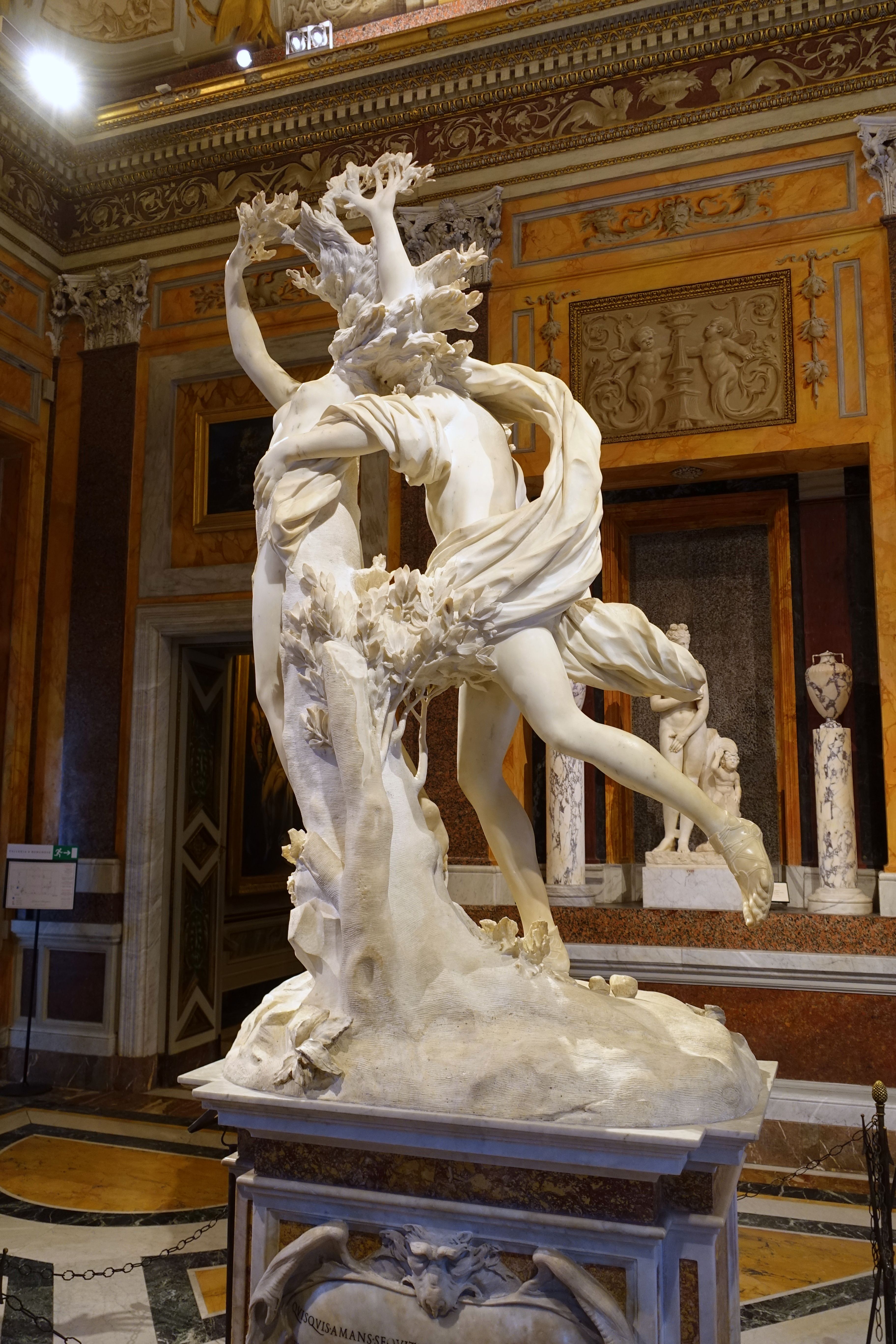 Apollo and Daphne by Bernini - Galleria Borghese - Rome, Italy - DSC04591.jpg