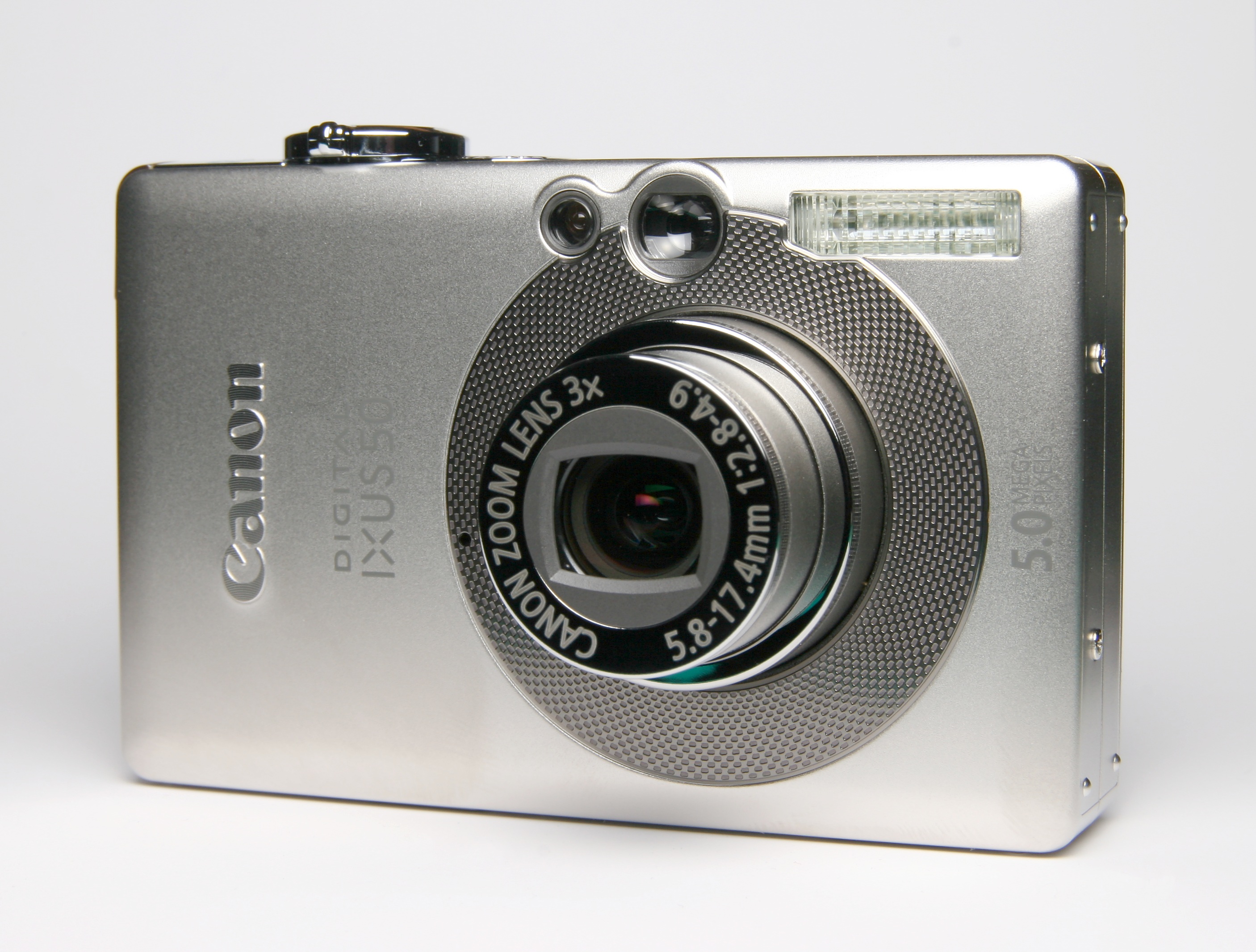 File:Canon Digital Ixus 50 front.jpg - Wikimedia Commons