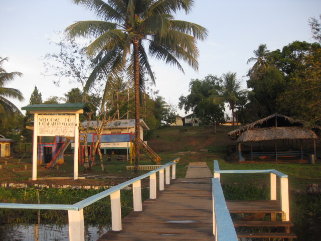 File:Entrance to Kabakaburi Village, Guyana.jpg