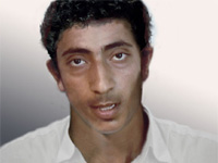 A composite image created by the FBI to show how Hasan may try to disguise himself. FBI Hasan.jpg