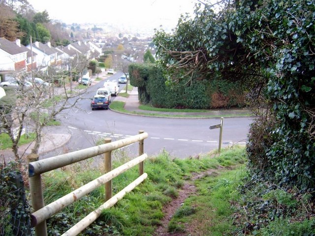 File:Footpath and road junction, Barton - geograph.org.uk - 1058171.jpg