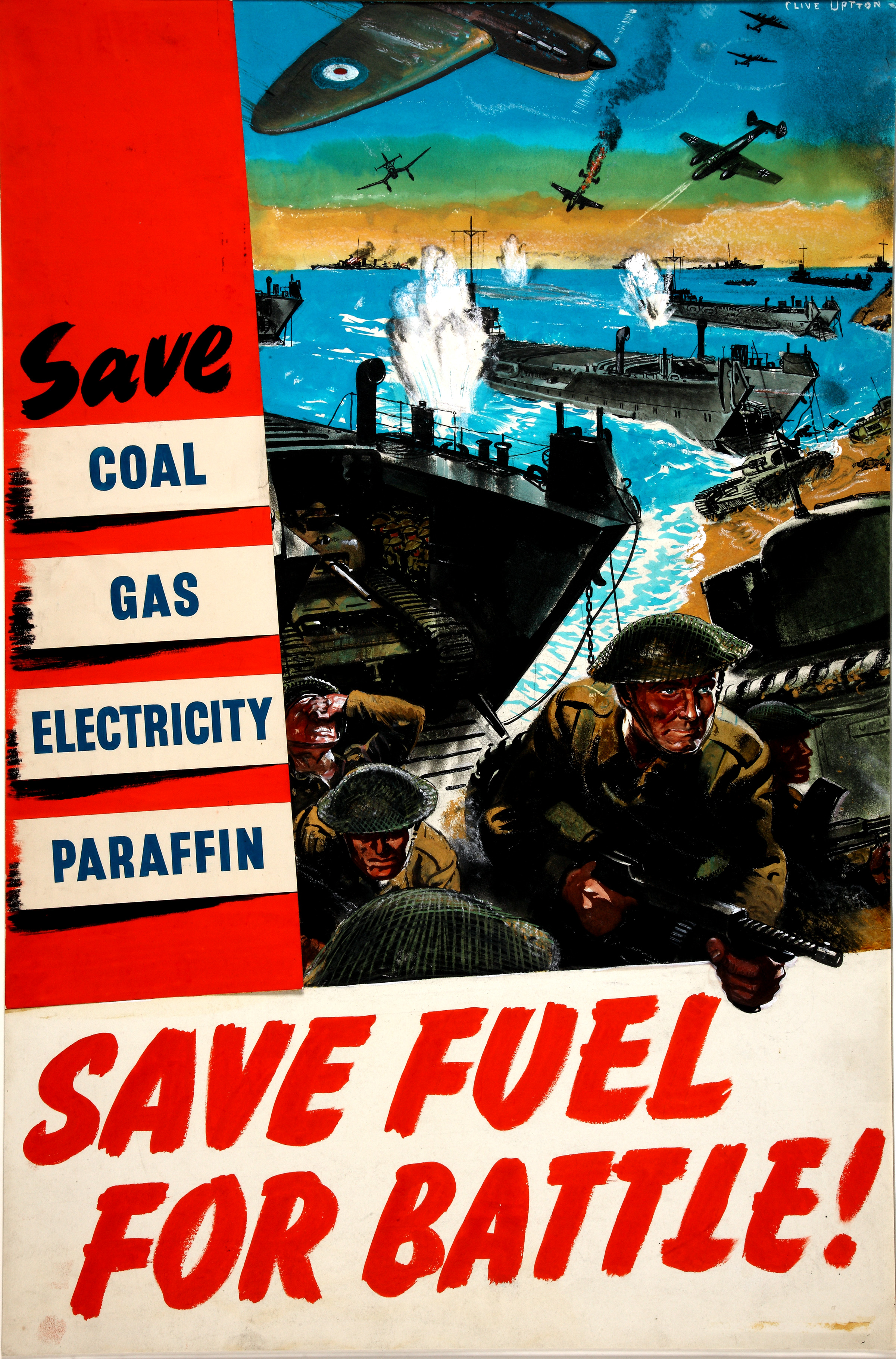 Second world war poster propaganda save fuel Cut Out Stock Images &  Pictures - Alamy