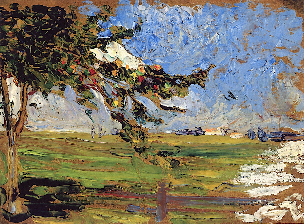 Василий Кандинский Мюнхенский пейзаж 1908 года