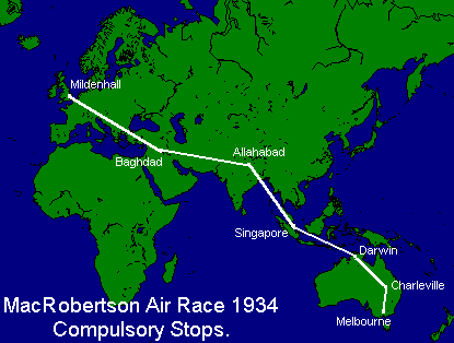 Macrobertson Race route