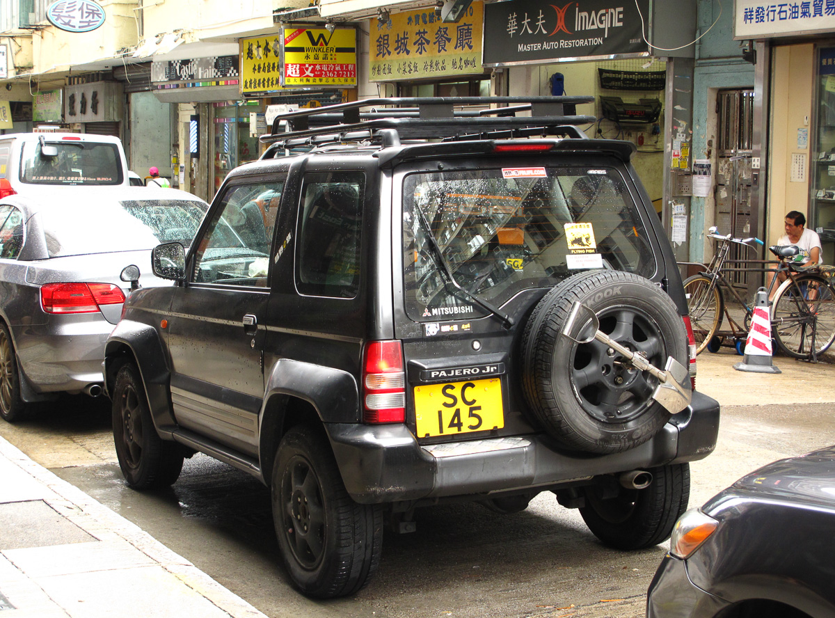 File:Mitsubishi Pajero Junior rear.jpg - Wikimedia Commons