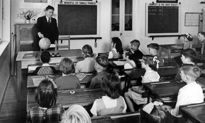 File:Queensland State Archives 1640 Kelvin Grove State School Teacher and Class April 1951.png