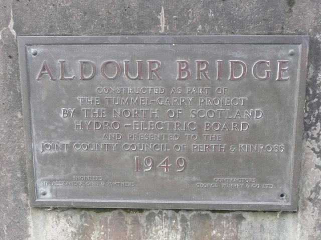 File:Sign on Aldour Bridge - geograph.org.uk - 1067249.jpg