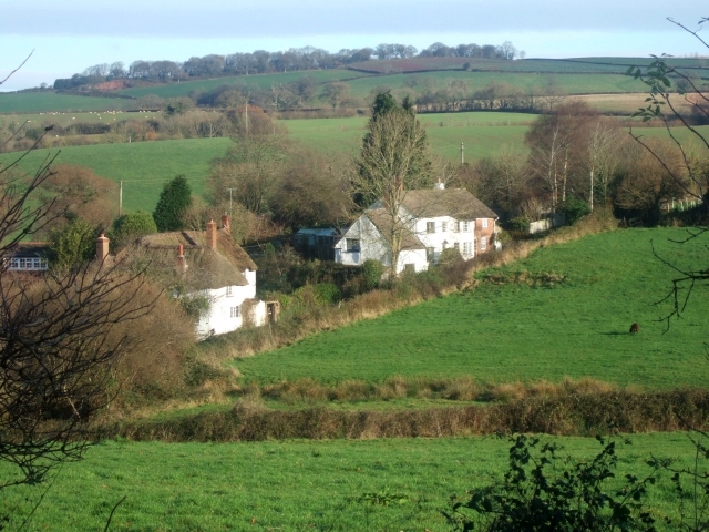 File:Stockleigh Pomeroy fields and houses - geograph.org.uk - 1617240.jpg
