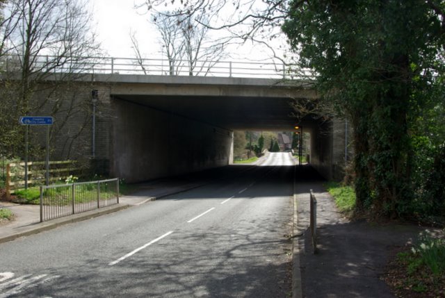 File:The A45 crossing Mill Hill - geograph.org.uk - 1230655.jpg