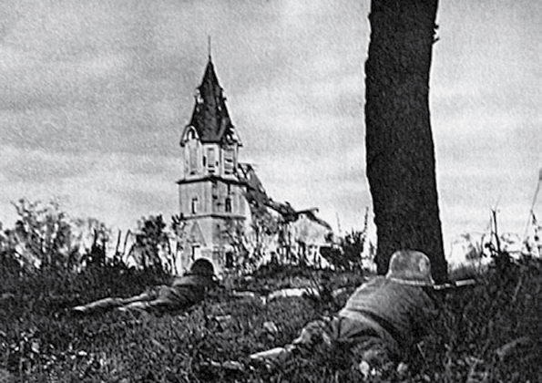 Кирха в Белоострове. Сентябрь 1941 года