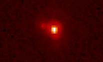 (55637) 2002 UX25 kaj ties satelito viditaj de Hubble