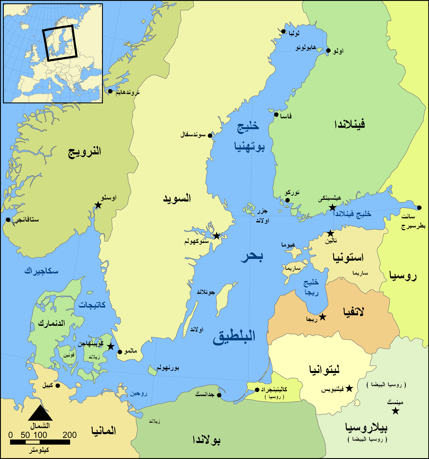 روسيا تسلم مصر سفينة صواريخ Baltic_Sea_Map-Masry