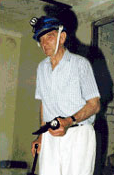 Dennis Woods at Tracer's cave in 1998. Dennis Woods 1998.png