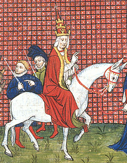 File:Duke of Anjou leading Pope Gregory XI to the palace at Avignon, while cardinals follow (cropped).png