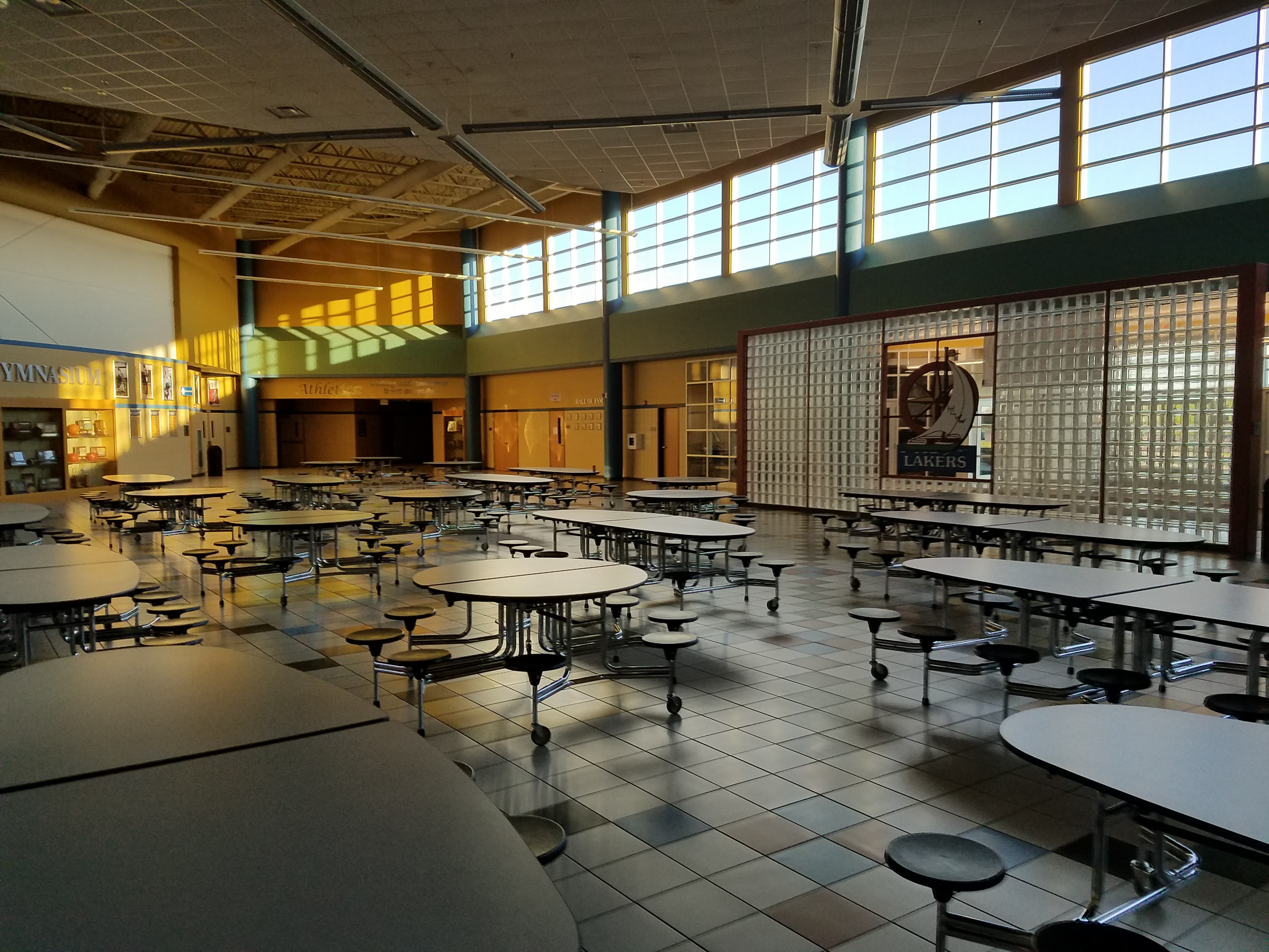 high school cafeteria