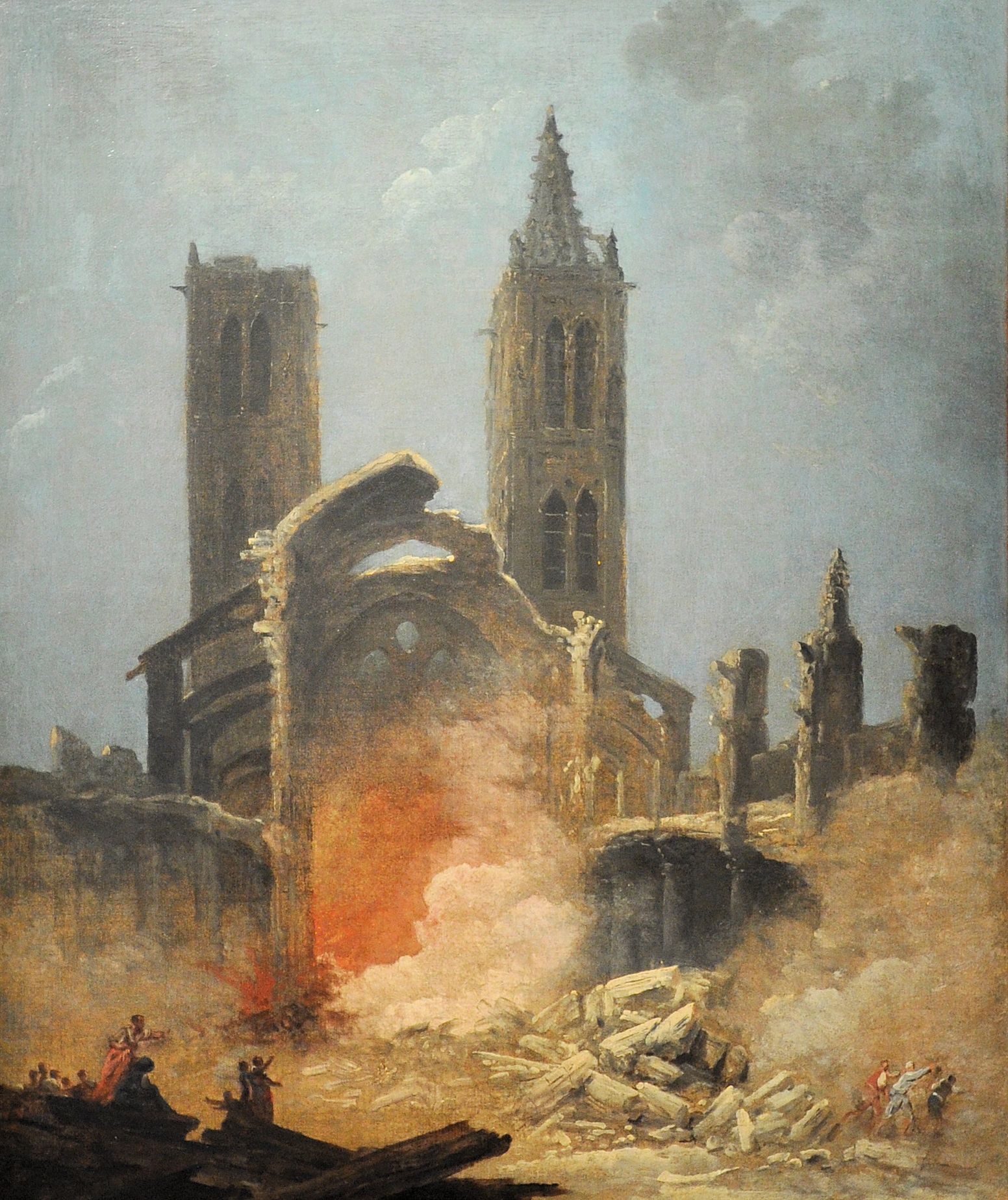 File:Hubert Robert - Démolition de l'église Saint-Jean-en-Grève - Musée  Carnavalet.jpg - Wikimedia Commons