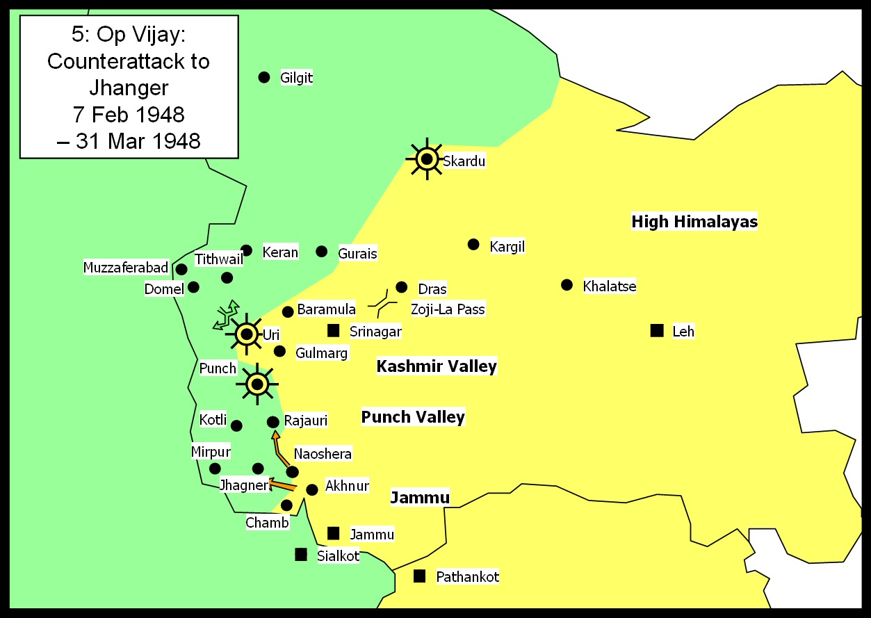 Operation Vijay: counterattack to Jhanger 7 February 1948 - 1 May 1948