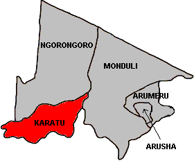 Karatu District District in Arusha Region, Tanzania