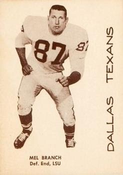 Dallas Texans - 1960 Season Recap 