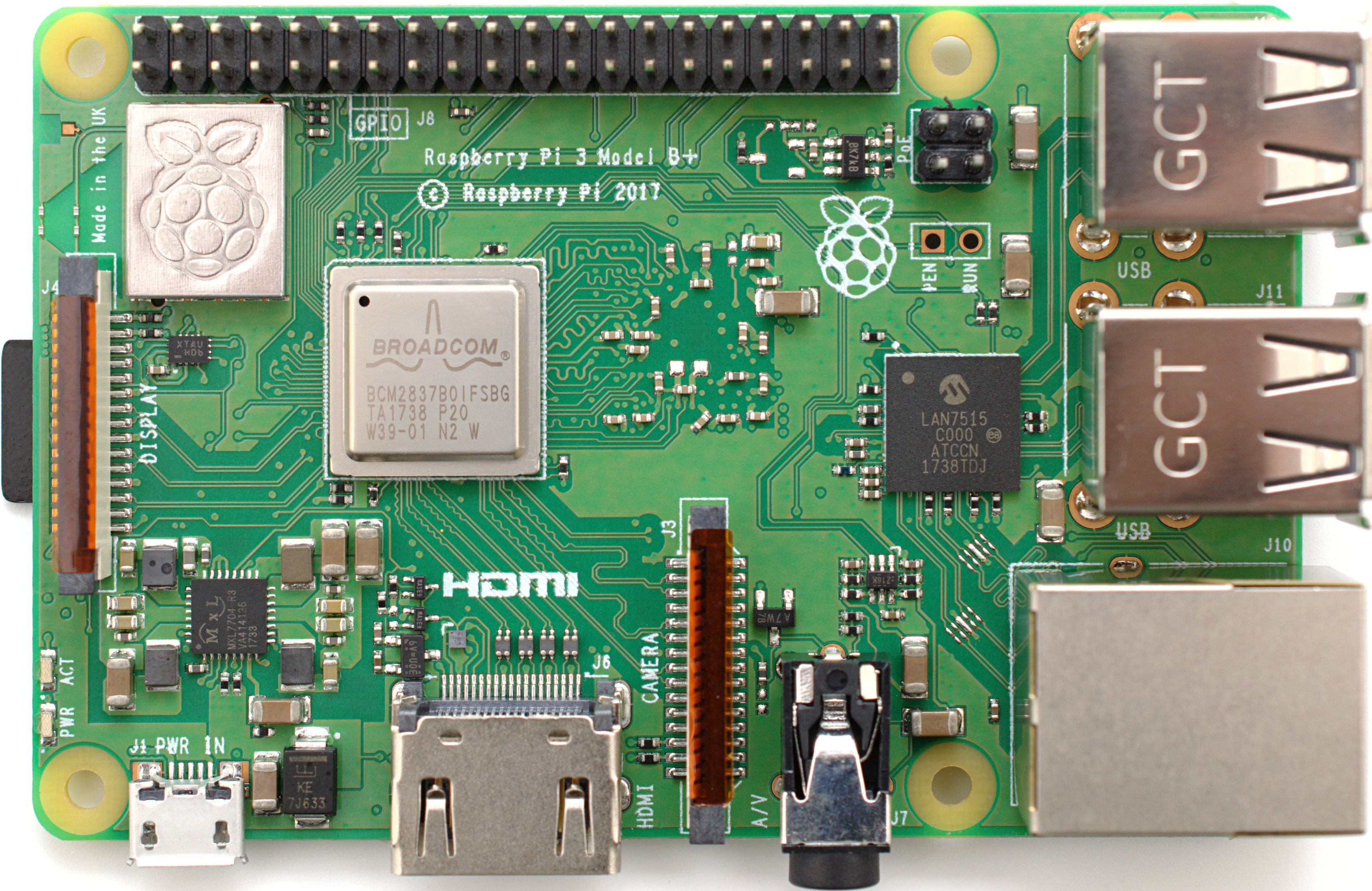 送料無料/新品】 raspberry pi B+